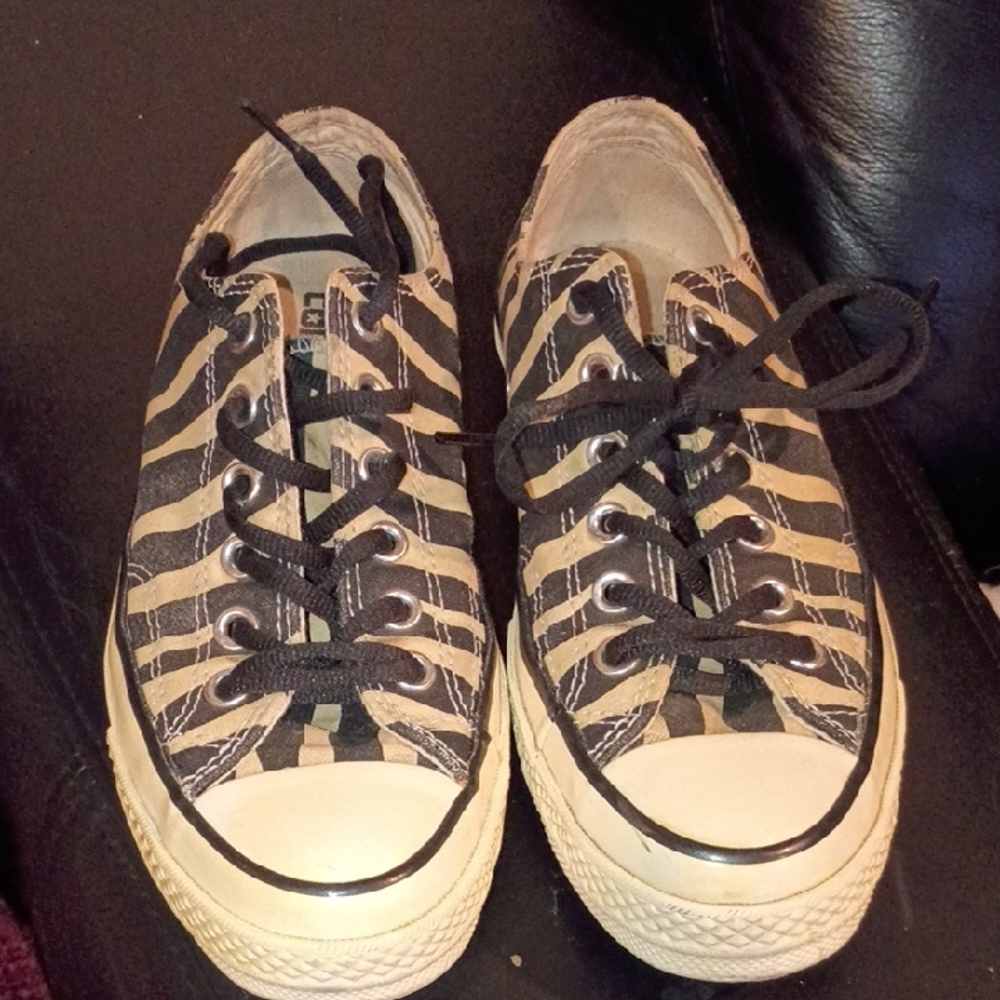 Zebra Print Converse